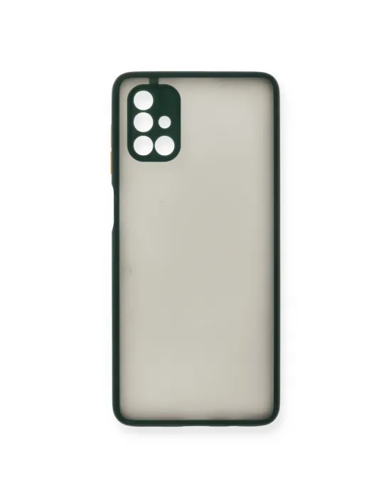 Samsung Galaxy M51 Kılıf Montreal Silikon Kapak - Yeşil