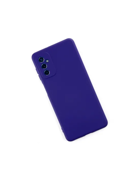 Samsung Galaxy M52 5g Kılıf Nano İçi Kadife Silikon - Mor