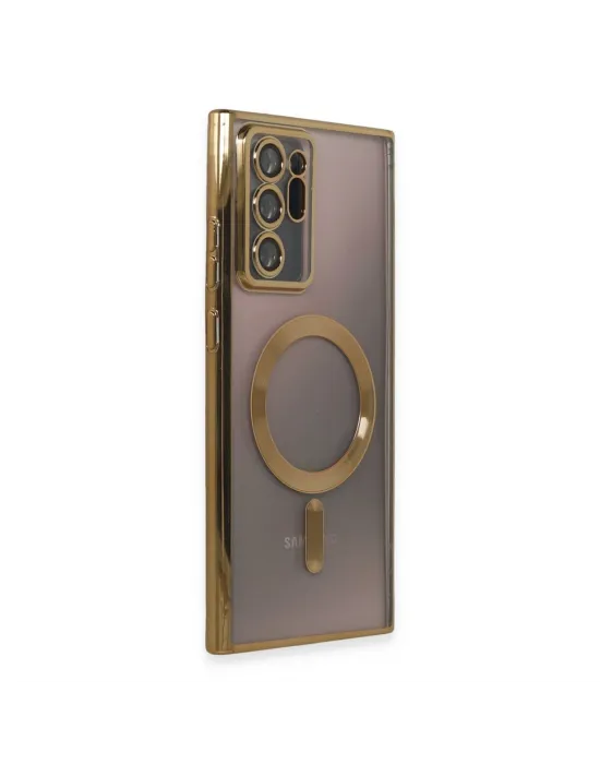 Samsung Galaxy Note 20 Ultra Kılıf Kross Magneticsafe Kapak - Gold