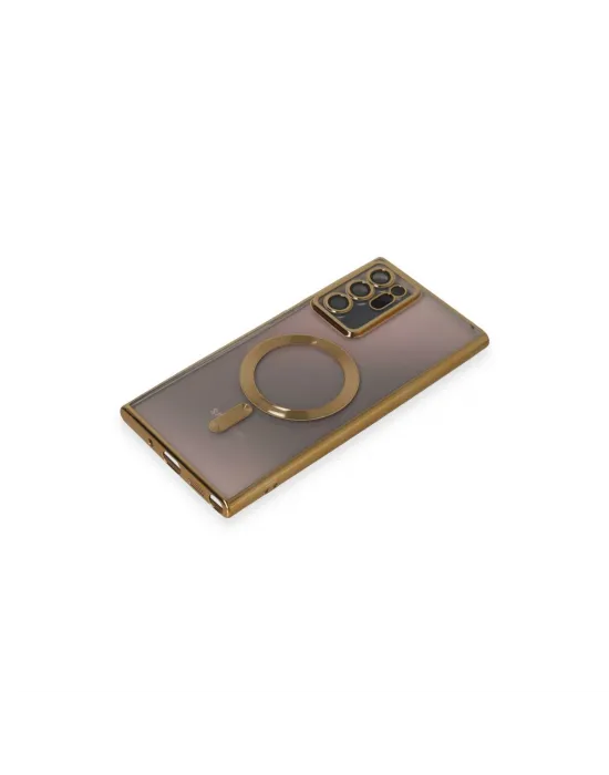 Samsung Galaxy Note 20 Ultra Kılıf Kross Magneticsafe Kapak - Gold