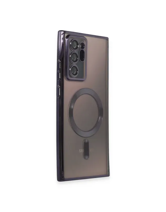 Samsung Galaxy Note 20 Ultra Kılıf Kross Magneticsafe Kapak - Mor