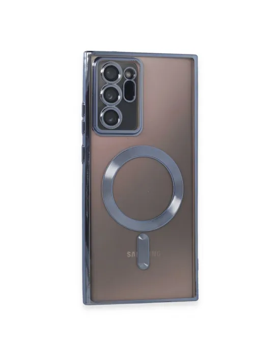 Samsung Galaxy Note 20 Ultra Kılıf Kross Magneticsafe Kapak - Sierra Blue