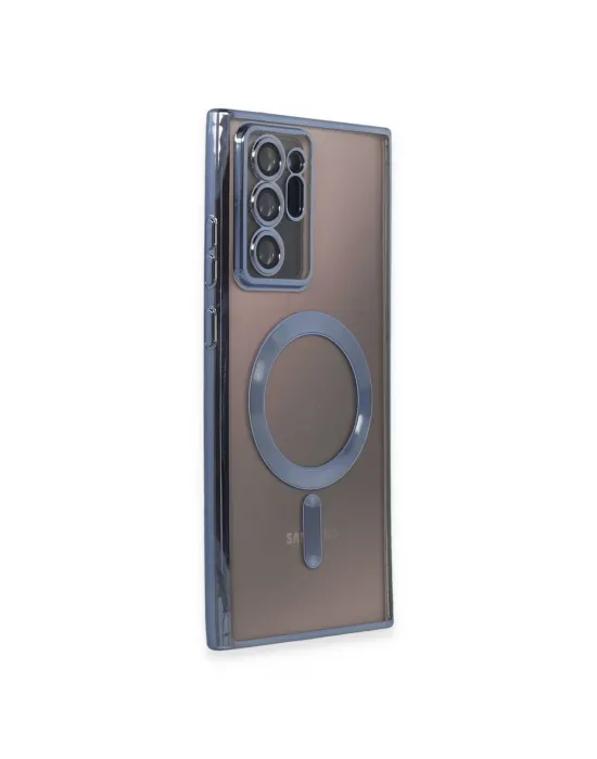 Samsung Galaxy Note 20 Ultra Kılıf Kross Magneticsafe Kapak - Sierra Blue