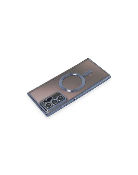 Samsung Galaxy Note 20 Ultra Kılıf Kross Magneticsafe Kapak - Sierra Blue