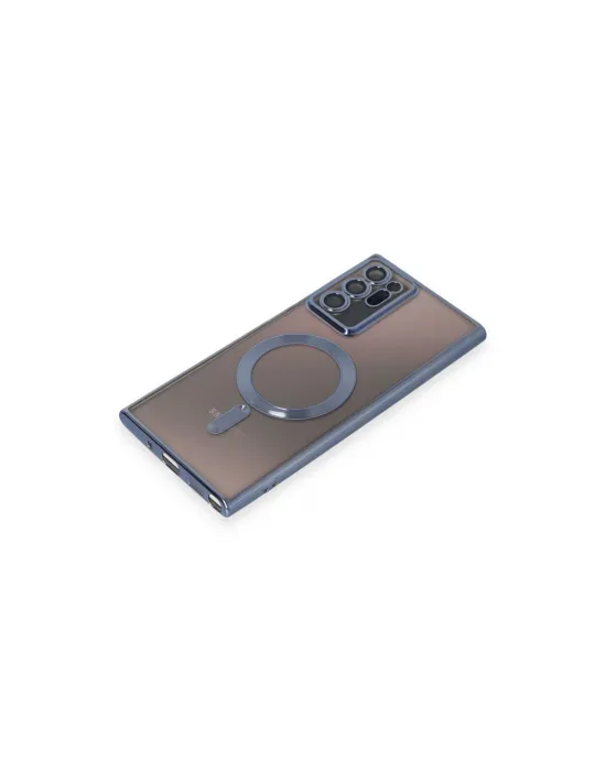 Samsung Galaxy Note 20 Ultra Kılıf Kross Magneticsafe Kapak - Sierra Blue