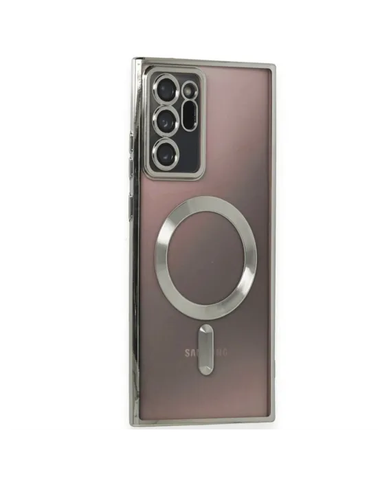 Samsung Galaxy Note 20 Ultra Kılıf Kross Magneticsafe Kapak - Titan Gri
