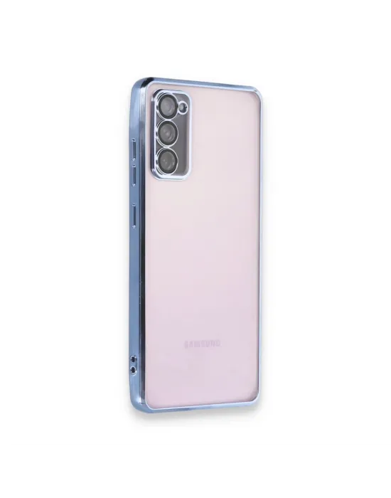 Samsung Galaxy S20 Fe Kılıf Razer Lensli Silikon - Açık Mavi