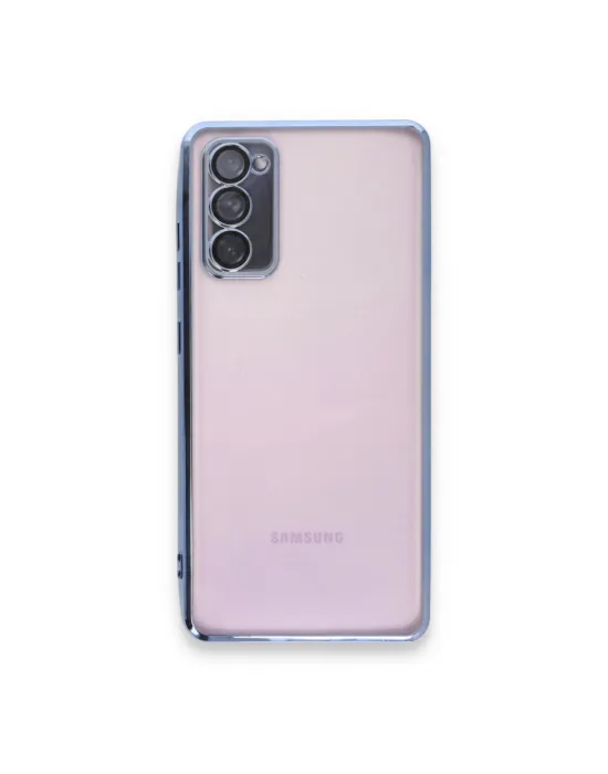 Samsung Galaxy S20 Fe Kılıf Razer Lensli Silikon - Açık Mavi