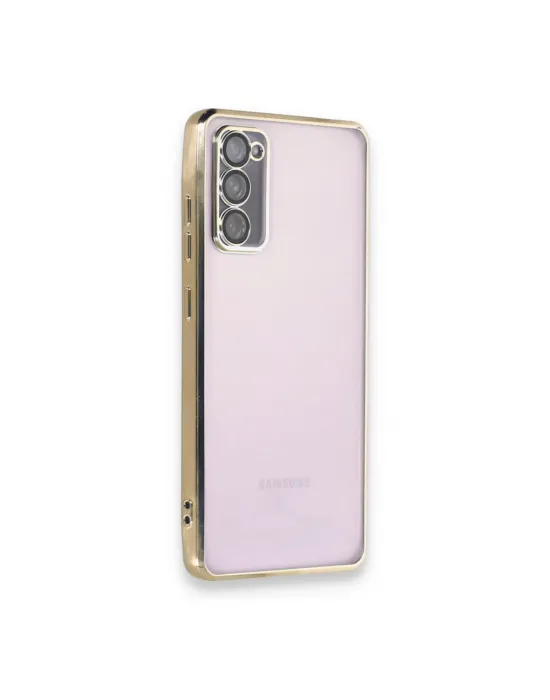 Samsung Galaxy S20 Fe Kılıf Razer Lensli Silikon - Gold