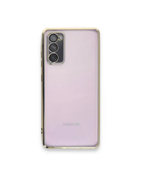 Samsung Galaxy S20 Fe Kılıf Razer Lensli Silikon - Gold