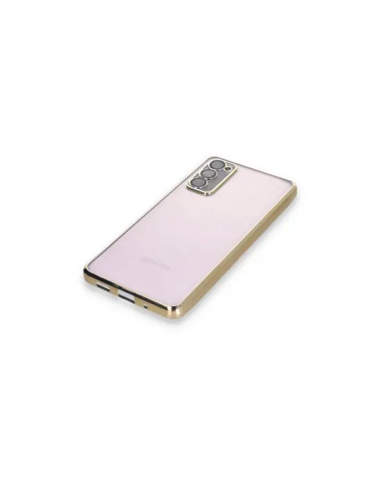 Samsung Galaxy S20 Fe Kılıf Razer Lensli Silikon - Gold