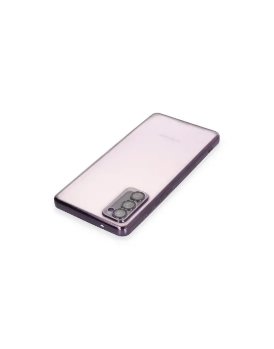 Samsung Galaxy S20 Fe Kılıf Razer Lensli Silikon - Mor