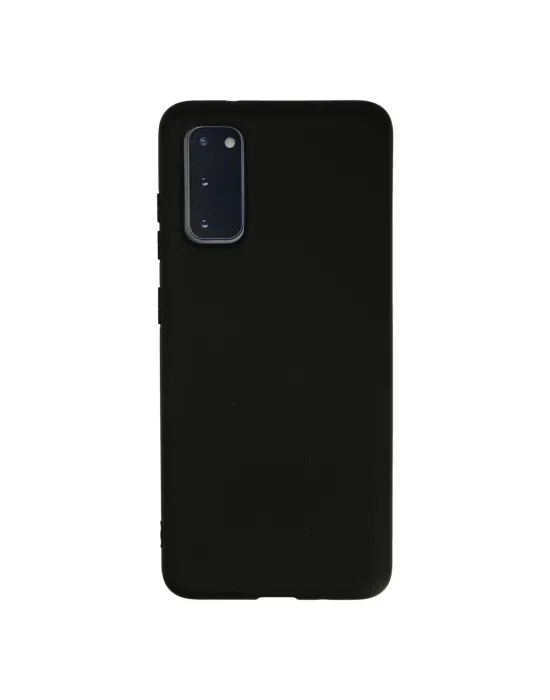 Samsung Galaxy S20 Kılıf Nano İçi Kadife Silikon - Siyah