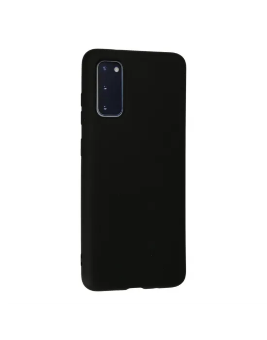 Samsung Galaxy S20 Kılıf Nano İçi Kadife Silikon - Siyah