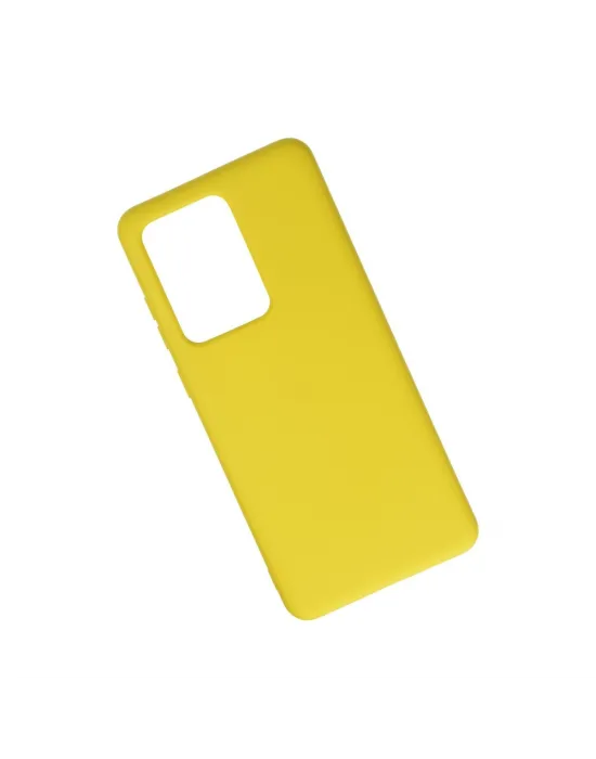 Samsung Galaxy S20 Ultra Kılıf Nano İçi Kadife Silikon - Sarı