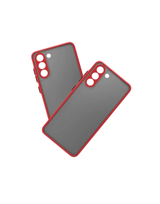 Samsung Galaxy S21 Fe Kılıf Montreal Silikon Kapak - Kırmızı
