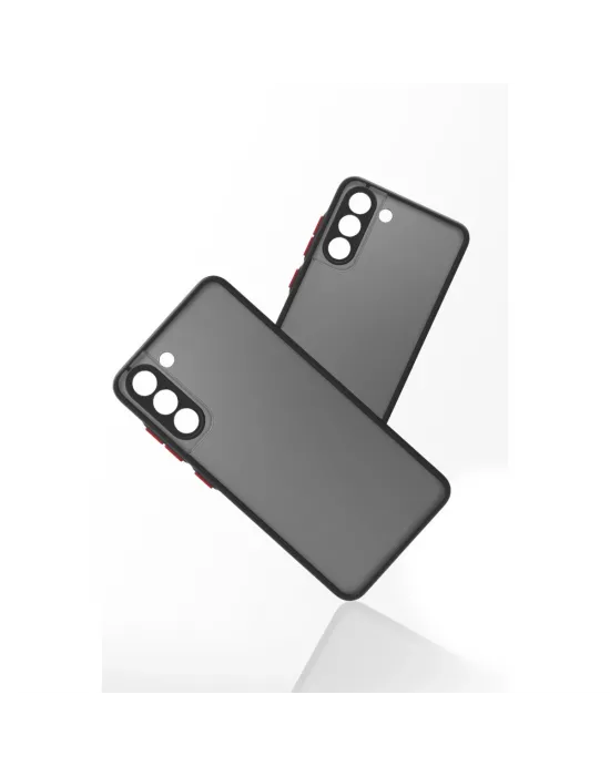 Samsung Galaxy S21 Fe Kılıf Montreal Silikon Kapak - Siyah