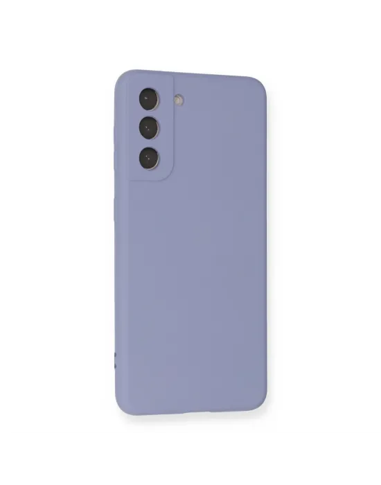 Samsung Galaxy S21 Kılıf Nano İçi Kadife Silikon - Lila