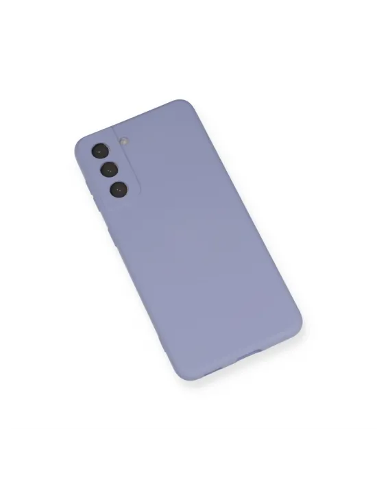 Samsung Galaxy S21 Kılıf Nano İçi Kadife Silikon - Lila