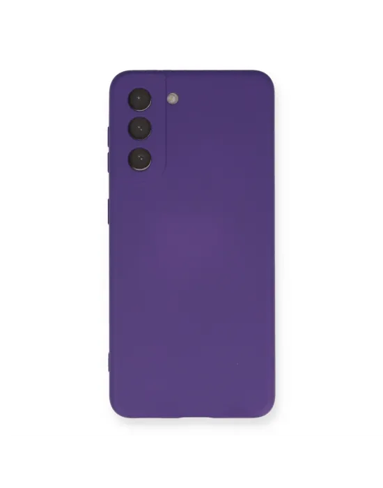 Samsung Galaxy S21 Kılıf Nano İçi Kadife Silikon - Mor