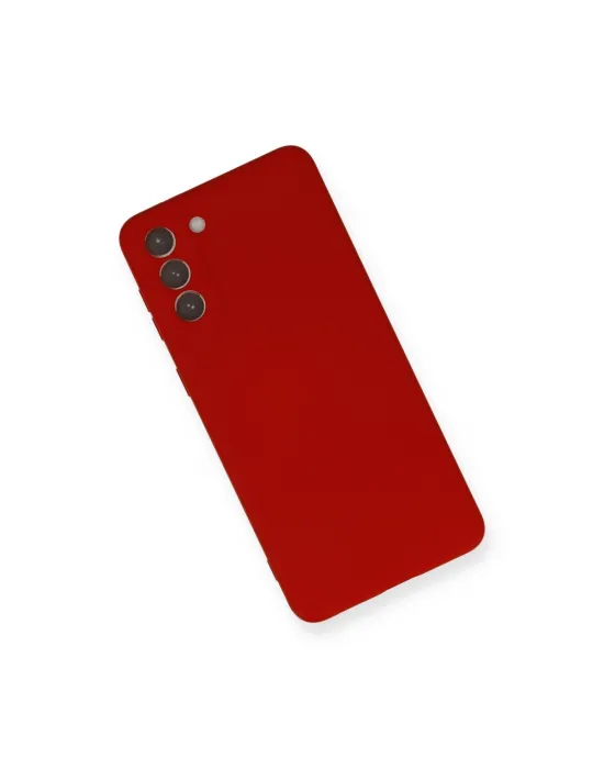 Samsung Galaxy S21 Plus Kılıf Nano İçi Kadife Silikon - Kırmızı
