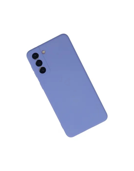 Samsung Galaxy S21 Plus Kılıf Nano İçi Kadife Silikon - Lila
