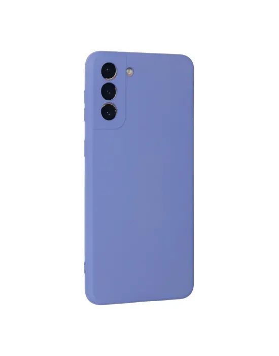 Samsung Galaxy S21 Plus Kılıf Nano İçi Kadife Silikon - Lila