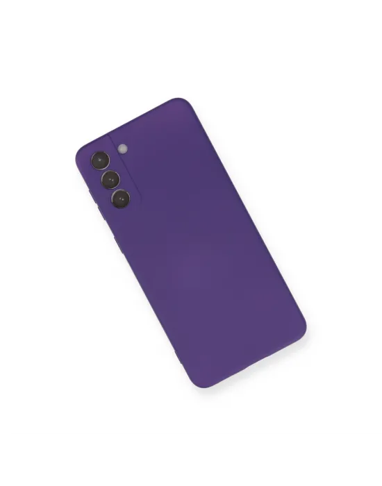 Samsung Galaxy S21 Plus Kılıf Nano İçi Kadife Silikon - Mor