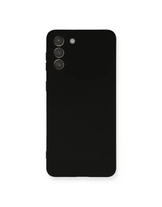 Samsung Galaxy S21 Plus Kılıf Nano İçi Kadife Silikon - Siyah