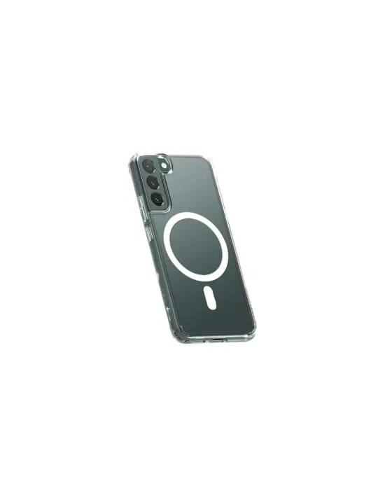 Samsung Galaxy S22 Plus Kılıf Magneticsafe Şeffaf Silikon - Şeffaf