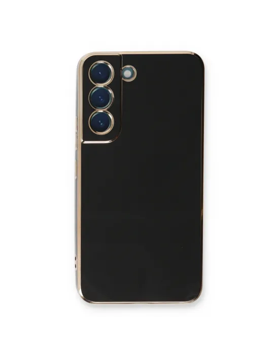 Samsung Galaxy S22 Plus Kılıf Volet Silikon - Siyah