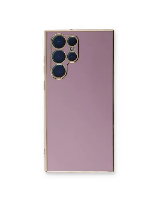 Samsung Galaxy S22 Ultra Kılıf Volet Silikon - Mor