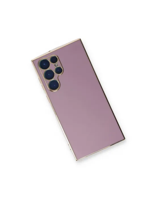 Samsung Galaxy S22 Ultra Kılıf Volet Silikon - Mor