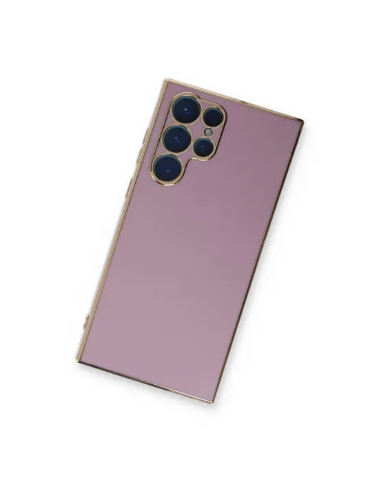 Samsung Galaxy S22 Ultra Kılıf Volet Silikon - Mor