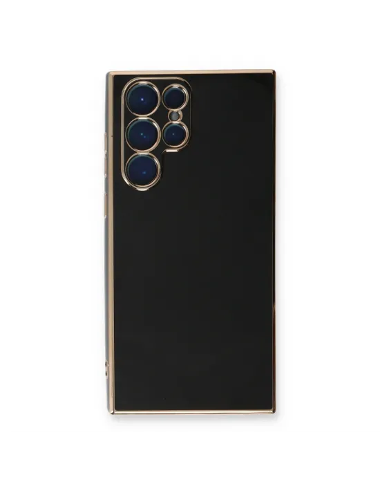 Samsung Galaxy S22 Ultra Kılıf Volet Silikon - Siyah