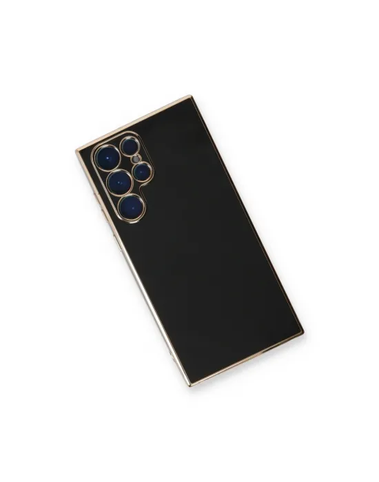 Samsung Galaxy S22 Ultra Kılıf Volet Silikon - Siyah