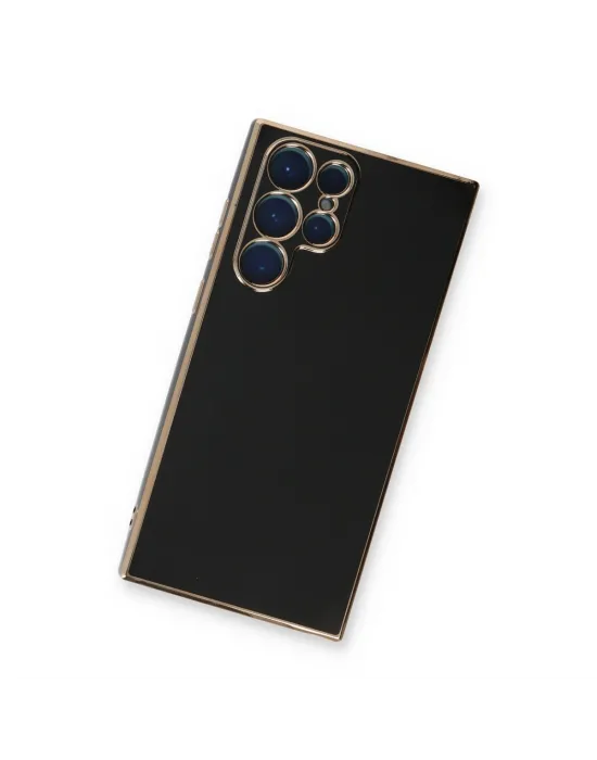 Samsung Galaxy S22 Ultra Kılıf Volet Silikon - Siyah