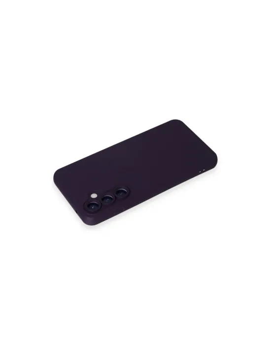 Samsung Galaxy S23 Fe Kılıf Nano İçi Kadife Silikon - Mor
