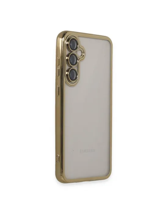 Samsung Galaxy S23 Fe Kılıf Razer Lensli Silikon - Gold