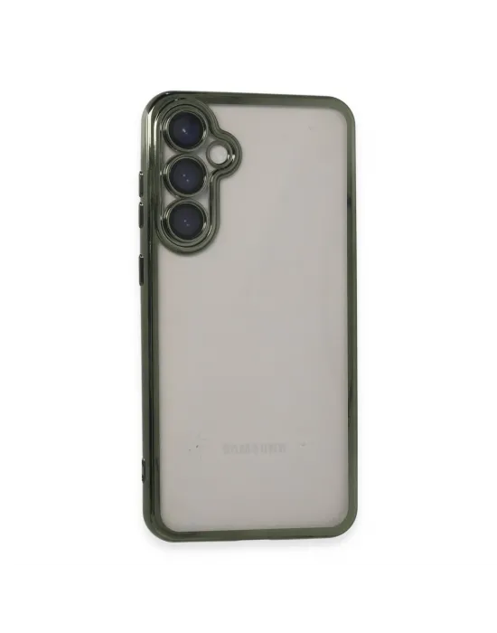 Samsung Galaxy S23 Fe Kılıf Razer Lensli Silikon - Yeşil