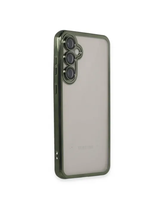 Samsung Galaxy S23 Fe Kılıf Razer Lensli Silikon - Yeşil