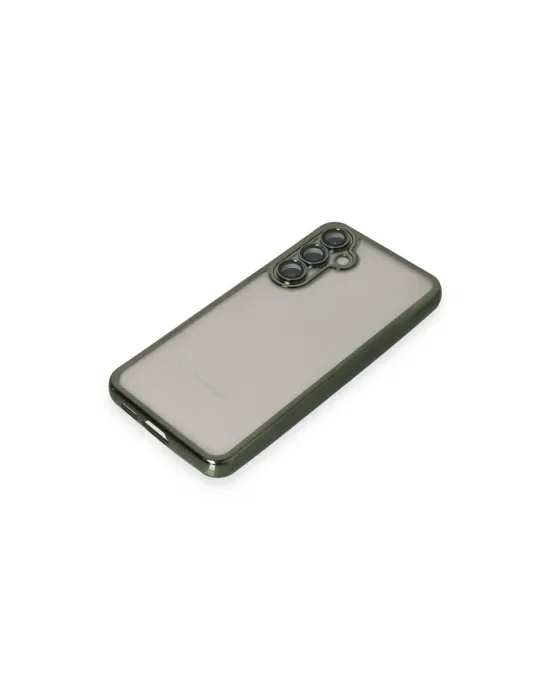 Samsung Galaxy S23 Fe Kılıf Razer Lensli Silikon - Yeşil