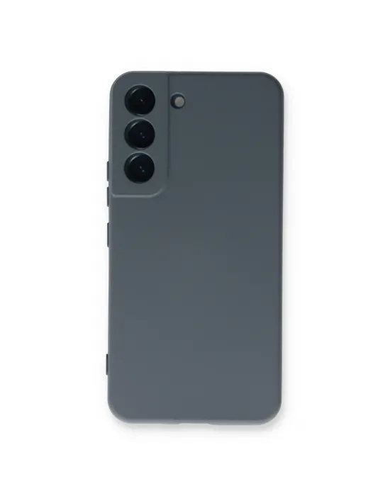 Samsung Galaxy S23 Plus Kılıf Nano İçi Kadife Silikon - Gri