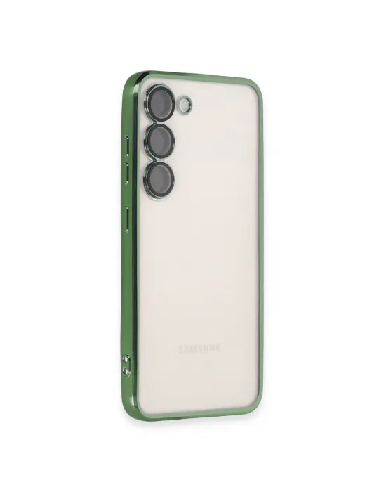 Samsung Galaxy S23 Plus Kılıf Razer Lensli Silikon - Yeşil