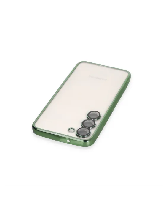 Samsung Galaxy S23 Plus Kılıf Razer Lensli Silikon - Yeşil