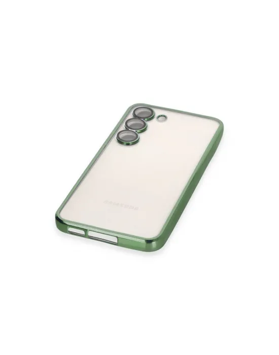 Samsung Galaxy S23 Plus Kılıf Razer Lensli Silikon - Yeşil