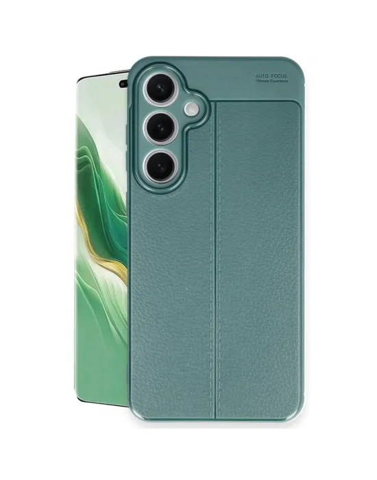 Samsung Galaxy S24 Fe Kılıf Auto Focus Kapak - Koyu Yeşil