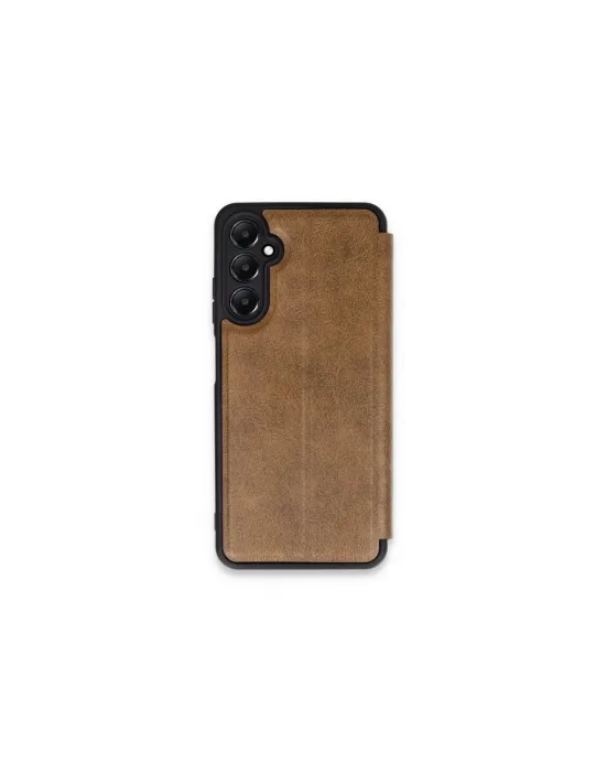 Samsung Galaxy S24 Fe Kılıf Flip Cover - Taba