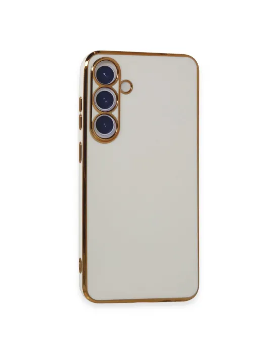 Samsung Galaxy S24 Kılıf Volet Silikon - Beyaz