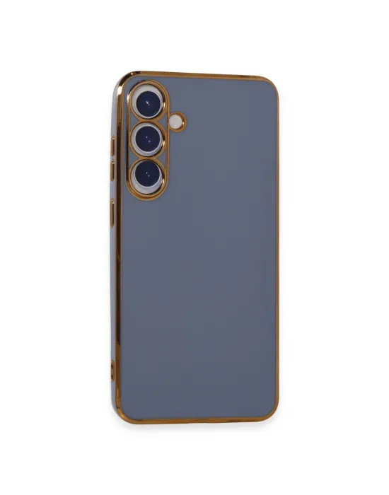 Samsung Galaxy S24 Kılıf Volet Silikon - Mavi